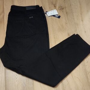 NWT Seven 7 black skinny jeans plus size 22 FLAW